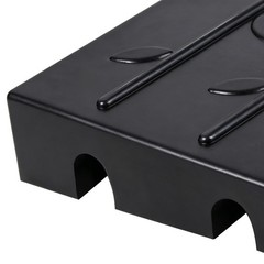 No-Install Rubber Threshold Ramp for Doorways & Garage Entrances Indoor Outdoor