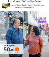 -Beyond OTC Hearing Aids, AI Powered Speech Enhancement, Superior Sound Quality