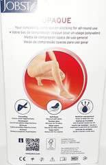 Open Box Medium Jobst Thigh High Compression 15-20 mmHg Open Toe Natural Opaque