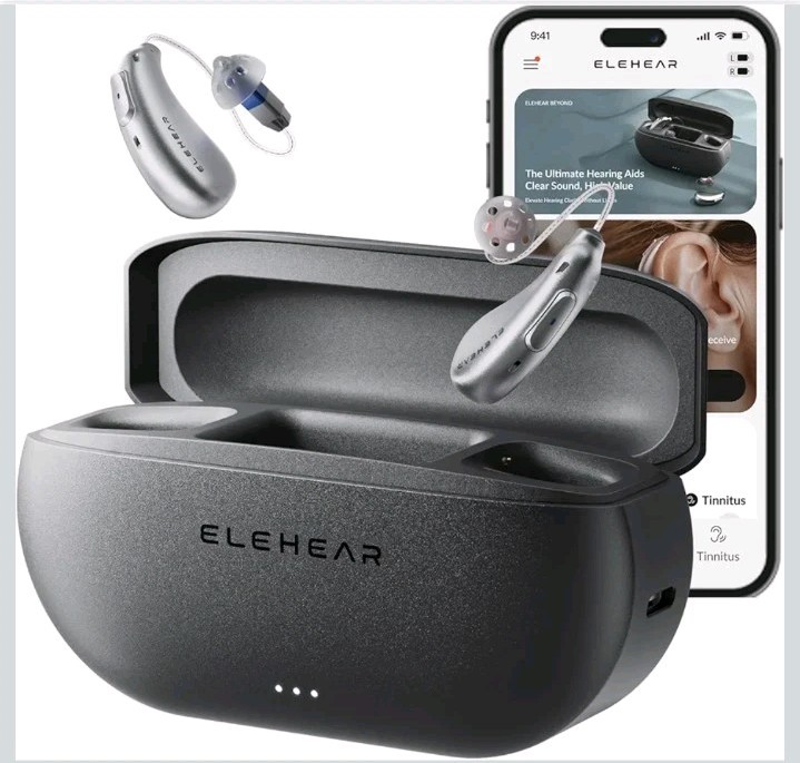 ELEHEAR-Beyond Hearing Aids, Bluetooth Rechargeable OTC Hearing Aids for Sen