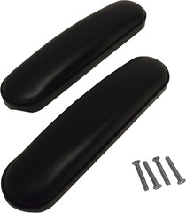 Universal Desk Length (9-1/8″) Wheelchair Arm Pads, Black (Pair), Universal: Fit