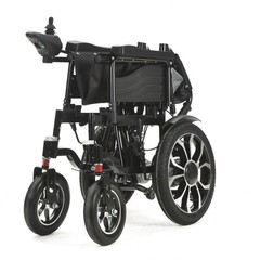 All Terrain Electric Wheelchair Foldable with 17.7 in Seat up to 330 lbs