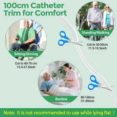 Condom Catheters for Elderly Men Age 80, External Catheter with 2 Urine Colle…