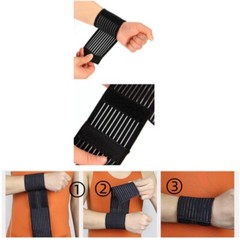 Elastic Knee Wrap Compression Support Bandage Ankle Joint Pain Athletic Use