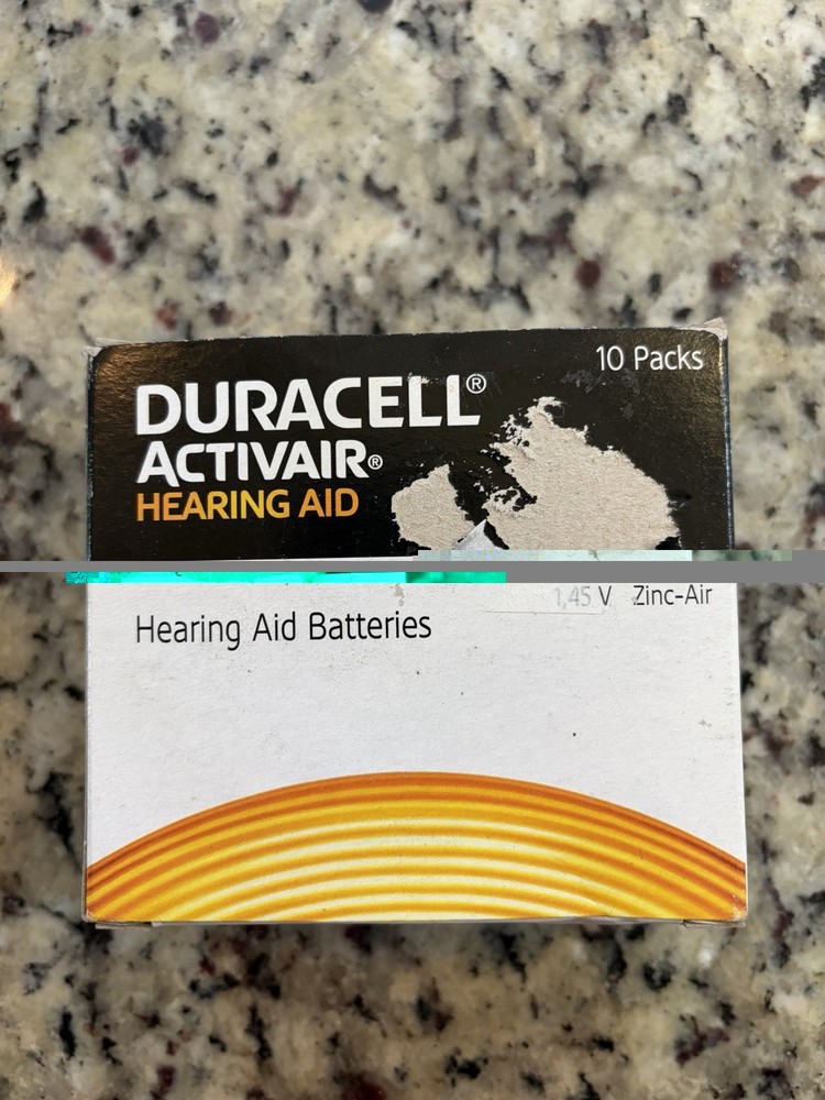 Duracell Activair Hearing Aid Batt. Zinc-Air 1.45V -10 Pack- 80 Count Exp 08/29