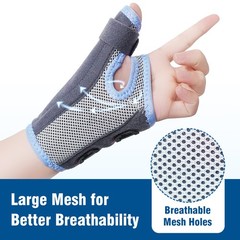 BOA Dial Thumb Wrist Brace Steel Splint for Carpal Tunnel Tenosynovitis Relief