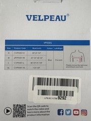 Velpeau Medical Arm Sling Shoulder Immobilizer Medium Blue Cotton See Notes