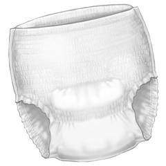 Covidien Sure Care 1605 Adult Disposable Pull On Up Underwear Diapers S/M 80 Ct