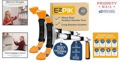 43cm Foldable Grabber Reacher Tool 2 Pack Easy Pickup for Seniors Trash Picker