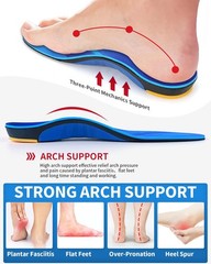 TOPSOLE (220+lbs) Standing All MEN 8-8.5 | WOMEN 10-10.5 (10.6″)(270MM), Blue