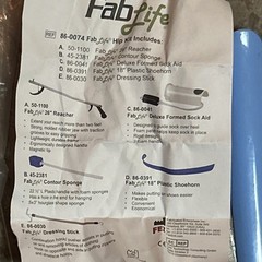 FabLife Hip Kit Daily Living Aids for Mobility, Hip Replacement Recovery, Knee