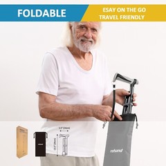Adjustable Foldable Walking Cane for Seniors – Lightweight Heavy Duty Canes