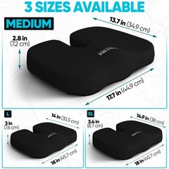 Seat Cushion, Office Chair Cushion, Desk Chair Memory Foam, Sciatica Coccyx T…