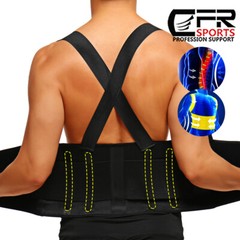 Back Brace Lower Lumbar Support Waist Suspender Belt for Heavy Duty Lifting Pain