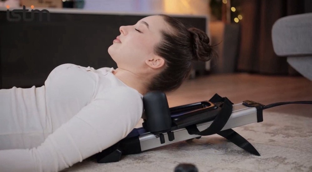 iSTIM WeTrac Cervical Neck Traction Device, Relaxer and Stretcher, Pain Relief