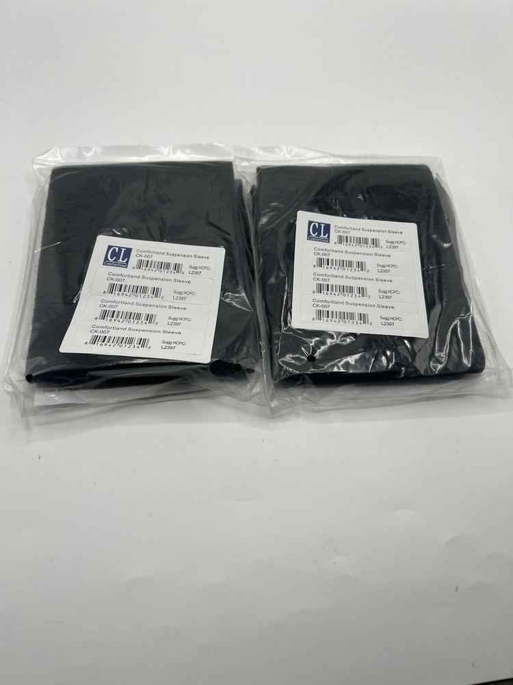 Comfortland Knee Brace Suspension Sleeve (L2397) – Holds Brace In Place Lot Of 2