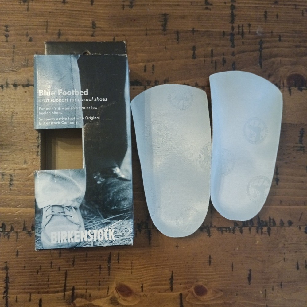 Birkenstock Blue Footbed Arch Support Casual Shoe Insoles Size 37 US Women 6 b1