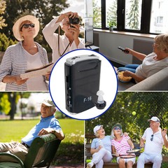 Personal Ear Hearing Aid Sound Amplifier – Volume & Frequency Control 50dB Gain