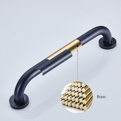Brass Shower Grab Bar, Oil Rubbed Bronze Support Bar Bathroom Hand Rail for H…