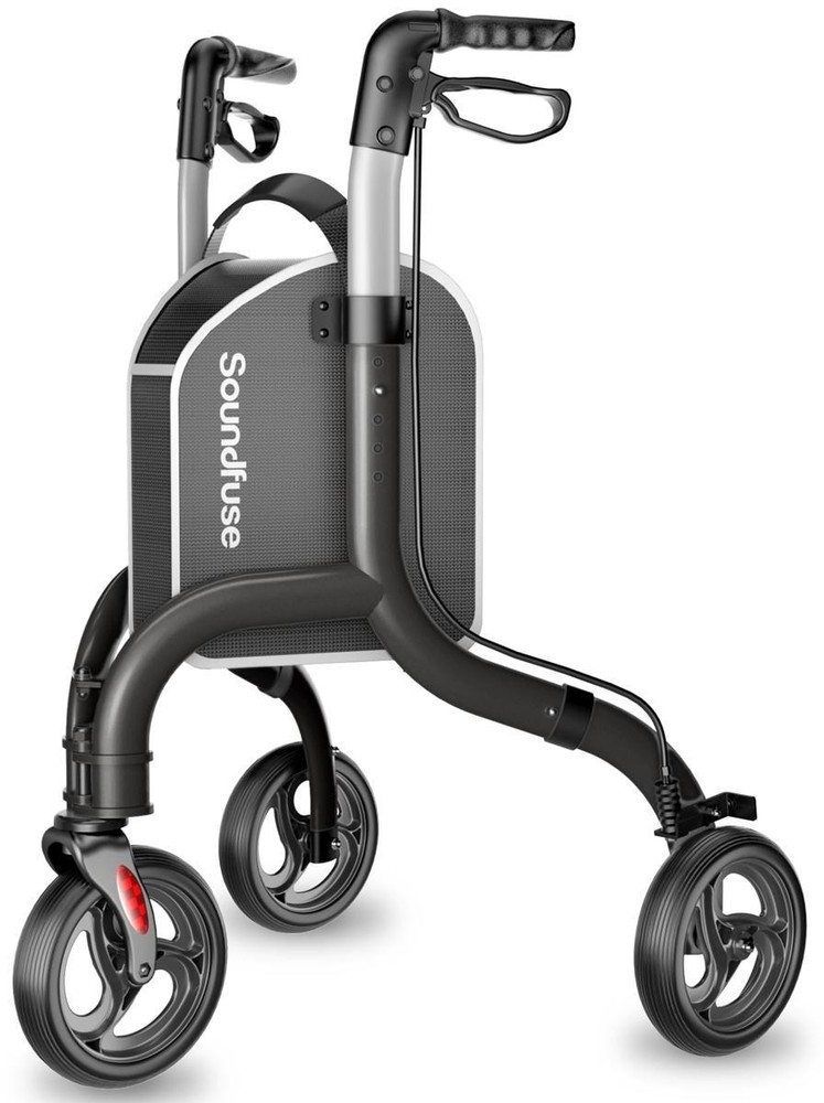 SOUNDFUSE 3 Wheel Walkers for Seniors – MISSING BAG – AMZN $140 TOP CHOICE