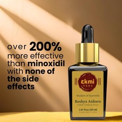 EKMIVEDA Hair Growth DHT Blocker Serum Redensyl Procapil Ayurvedic Herbs