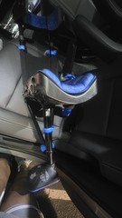 iWALK iWALKFree Hands-Free Crutch Adjustable Height Adult Black/Blue