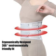 Adjustable Lower Back Brace Lumbar Support Waist Belt For Men Women Pain Relief