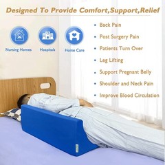 Mistuki Bed Wedge Pillow for Sleeping 23.62 x 11.02 x 8.66 inches, Blue