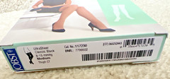 Jobst Women UltraSheer Stockings 8-15 mmhg Compression Thigh High Medium Black
