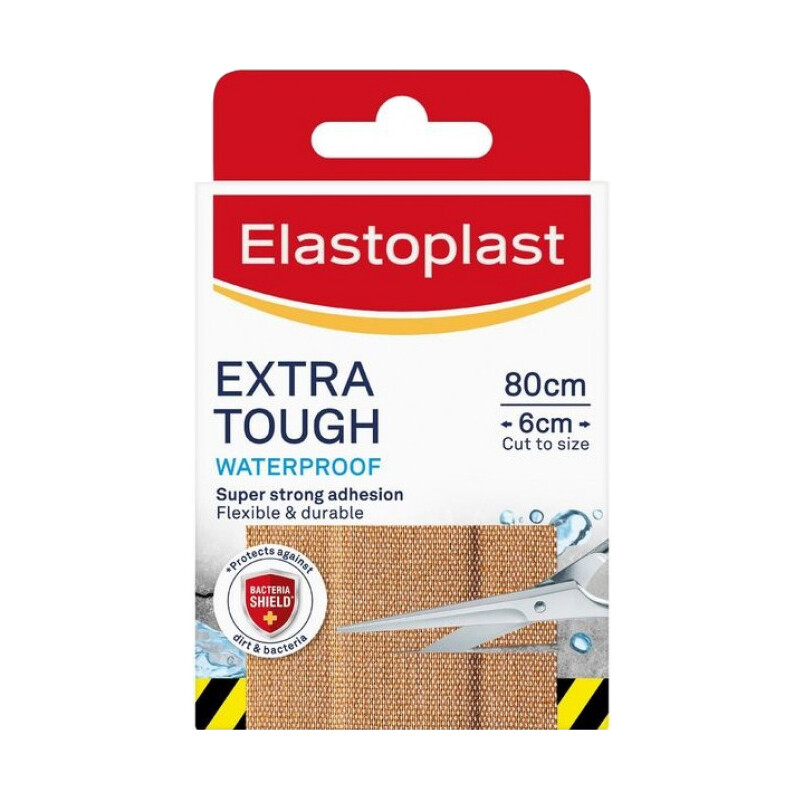 Elastoplast Extra Tough Waterproof Hi Dry Tex-Technology Durable Protection 80cm