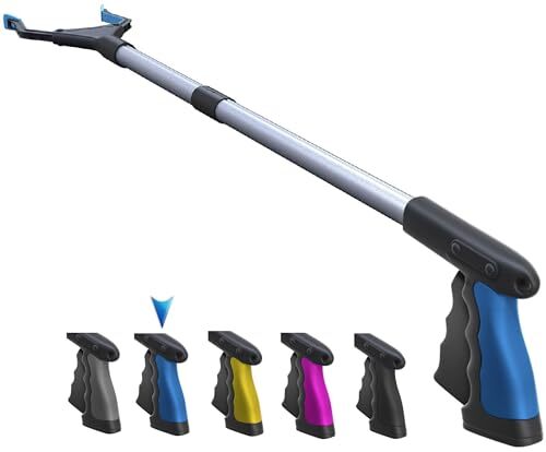 Foldable Trash Pick Up Stick Reaching Tool Extra Long Grabbers, 32″