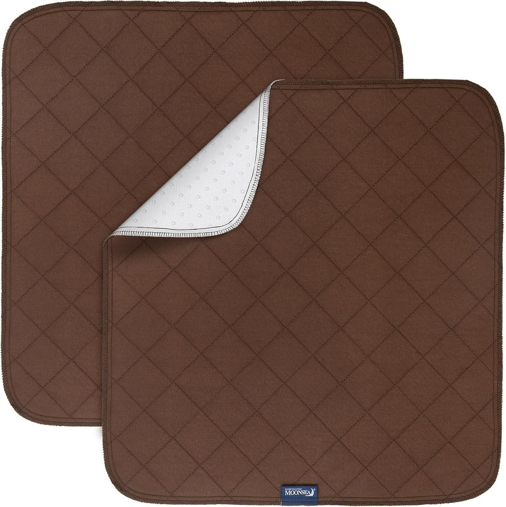 Incontinence Chair Pads Reusable Absorbent Pee Pads Waterproof 22″x21″ 2 Pack