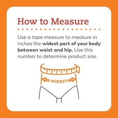 Premium Disposable Absorbent Underwear – XL 48-66 in. Waist, Super Absorbency, C