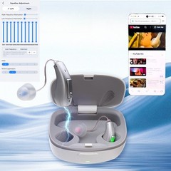 Rechargeable Bluetooth Hearing Aids for Seniors APP Controlled, Noise Cancelling