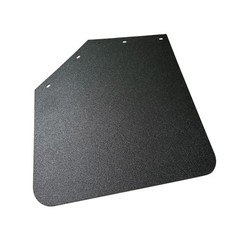 2PCS Universal Heavy Duty Polymer Mudflaps Black Angled Splash Guard 24×30 Inch