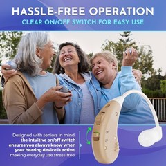 Digital Hearing Amplifier – Pair of 2 Noise Cancelling with One Touch Volume …