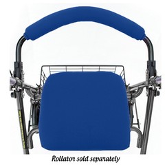 Top Glides Universal Rollator Walker Seat and Backrest Covers Blue