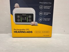 AUDIEN HEARING ATOM X RECHARGEABLE OTC HEARING AIDS -NEW-