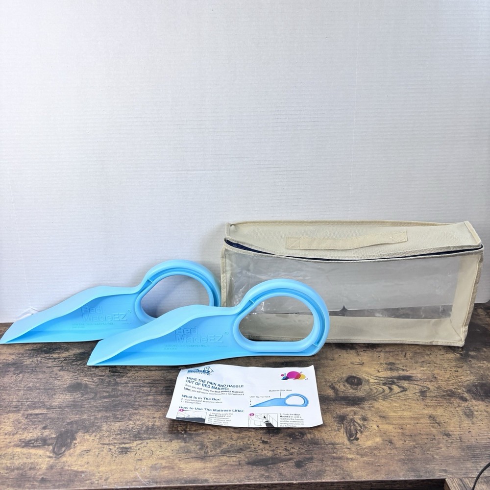 2 Pack-The Original Bed Made EZ Made in USA Mattress Lifter Tool Helps Lift a…