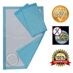 Healthline Blue Chucks Pads, Chux Disposable Underpads 23×36,Waterproof Mattress