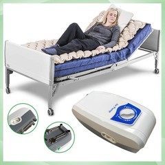 Hospital Bed Alternating Air Pressure Mattress Pad Quiet Pump Relieve Bedsore