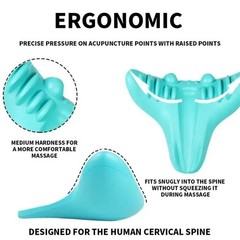 Neck Shoulder Relaxer Massage Rest Pillow Neck Stretcher Cervical Spine Health