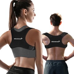 StitchGreen Posture Corrector for Men & Women, One Size, Black
