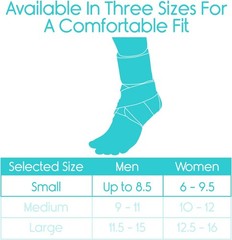 VIVE Laced Ankle Brace Black Small
