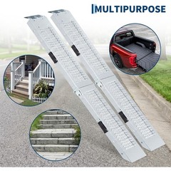 Steel Loading Ramps 76″ For UTV ATVs Motorcycles Mowers Trailers 1000lb Capacity