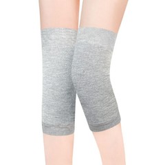 JUMISEE Cotton Knee Brace Support for Women Men Sport Medium, Dark Grey
