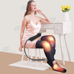 Air Compression Massager with Heat for Foot,Leg,Calf,Thigh and Knee