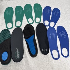 LOT Of Men’s Size 10 Orthofeet Dr Scholls Orthotic Insoles Arch Booster Comfort