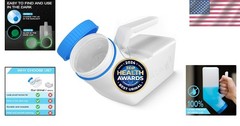 Men’s 32oz Bedpan Bottle with Glow in the Dark Lid – Practical and Reliable