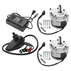 2x Electric Wheelchair Motor 24V 250W & Joystick Controller Set for Folding Bike